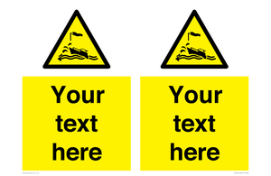 Custom Warning wind over tide conditions